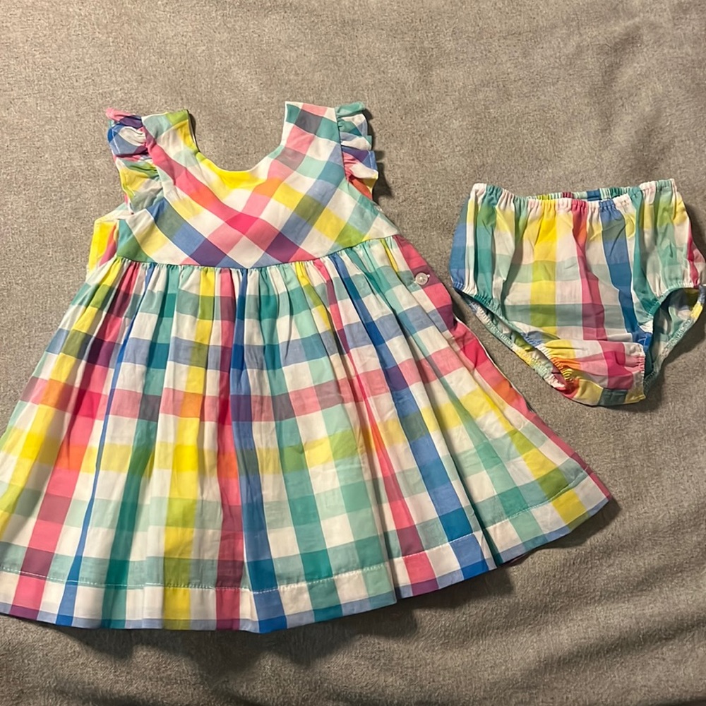 Mayoral - 12 month dress and bloomers